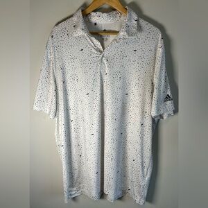Adidas x Parley Ocean Sustainable Polo Mens XL Performance Shirt Golf Flag EUC